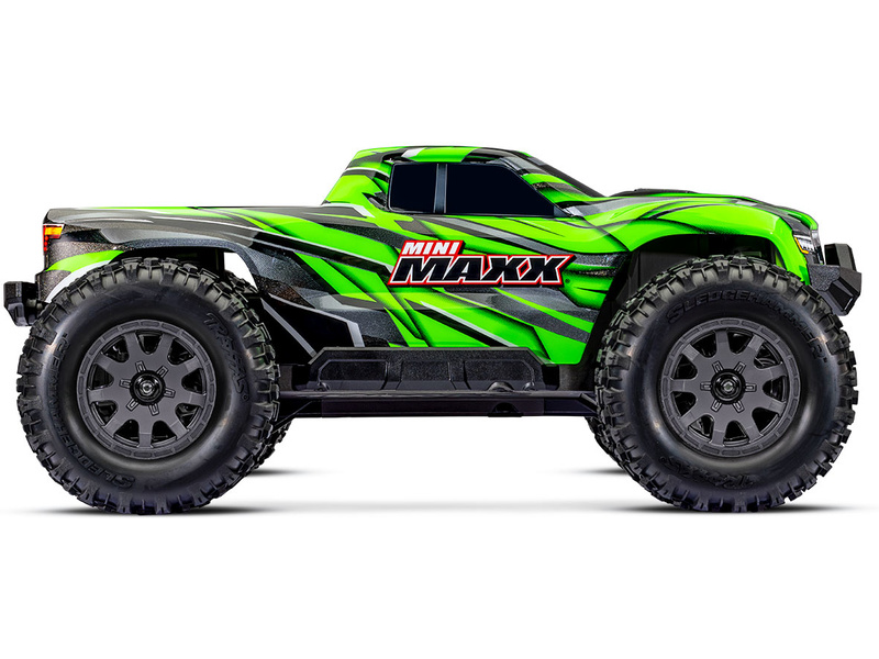 Traxxas Mini Maxx 1:12 BL-2s RTR černý,