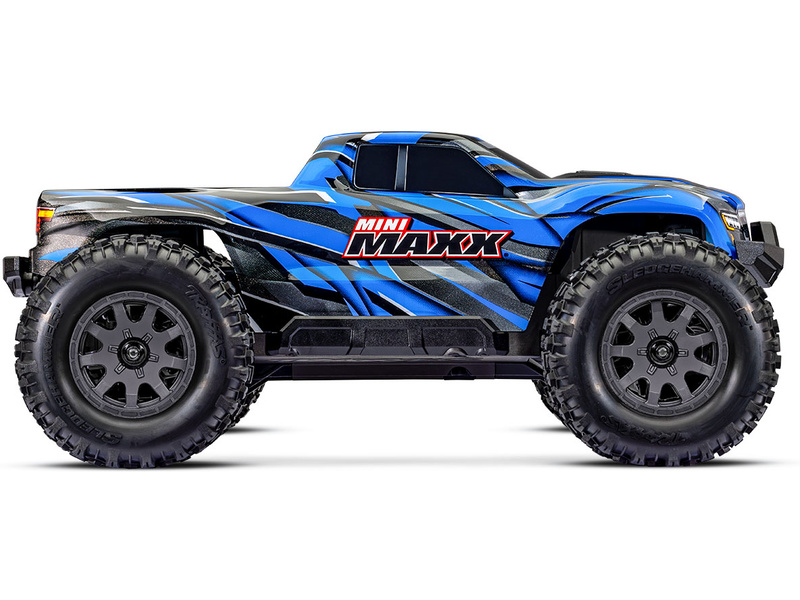 Traxxas Mini Maxx 1:12 BL-2s RTR černý,
