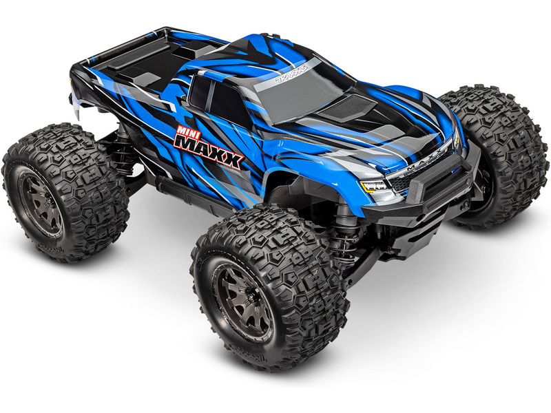 Traxxas Mini Maxx 1:12 BL-2s RTR černý,