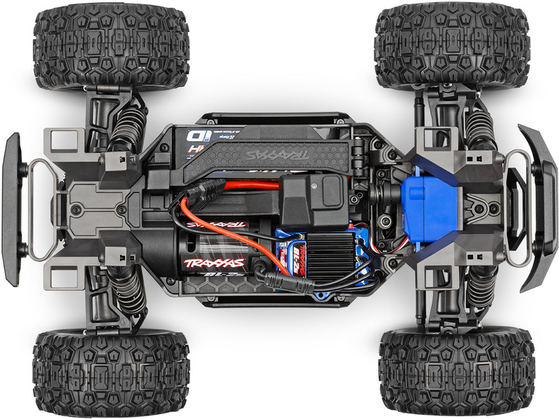 Traxxas Mini Maxx 1:12 BL-2s RTR černý,