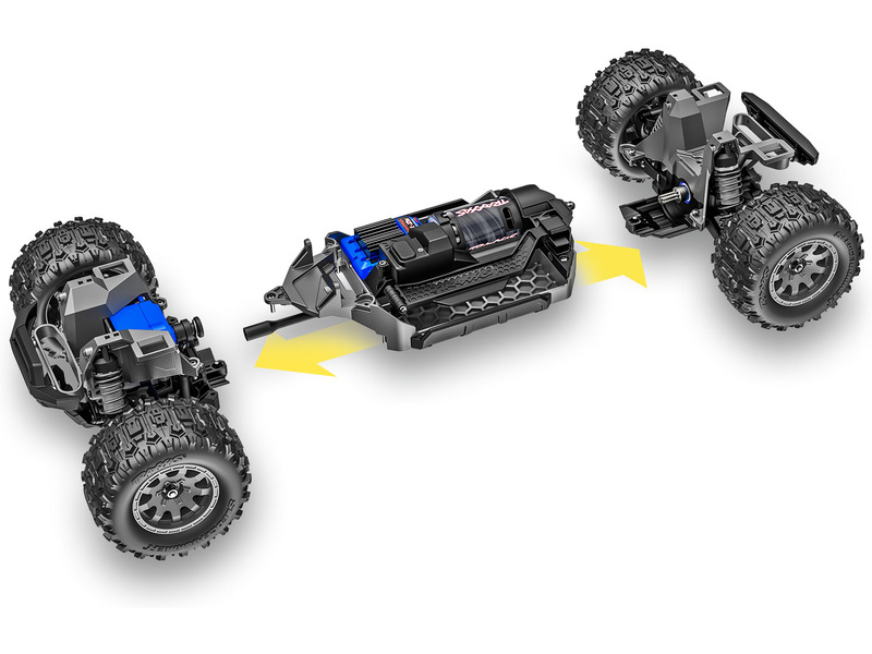 Traxxas Mini Maxx 1:12 BL-2s RTR černý,