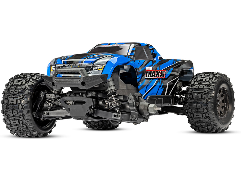 Traxxas Mini Maxx 1:12 BL-2s RTR černý,