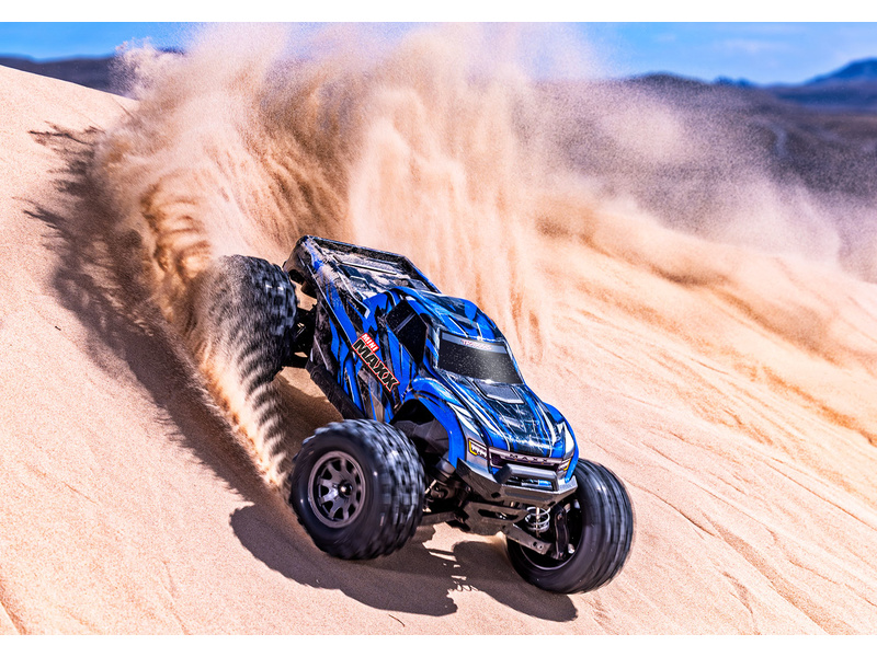 Traxxas Mini Maxx 1:12 BL-2s RTR černý,