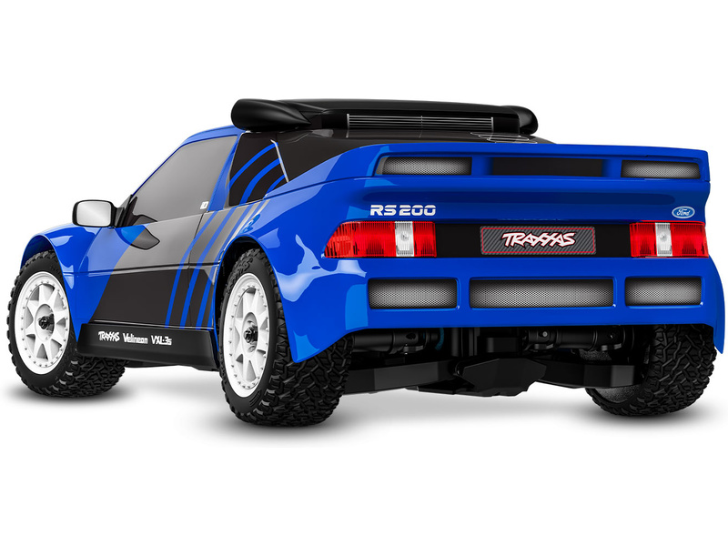 Traxxas Mini Rally Ford RS200 1:12 4WD VXL RTR červený