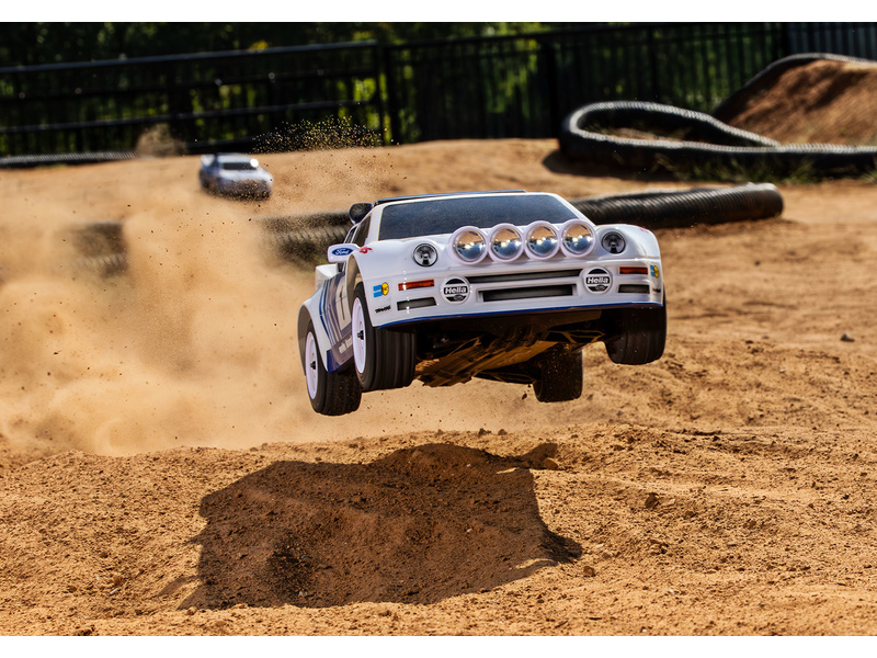 Traxxas Mini Rally Ford RS200 1:12 4WD VXL RTR modrý