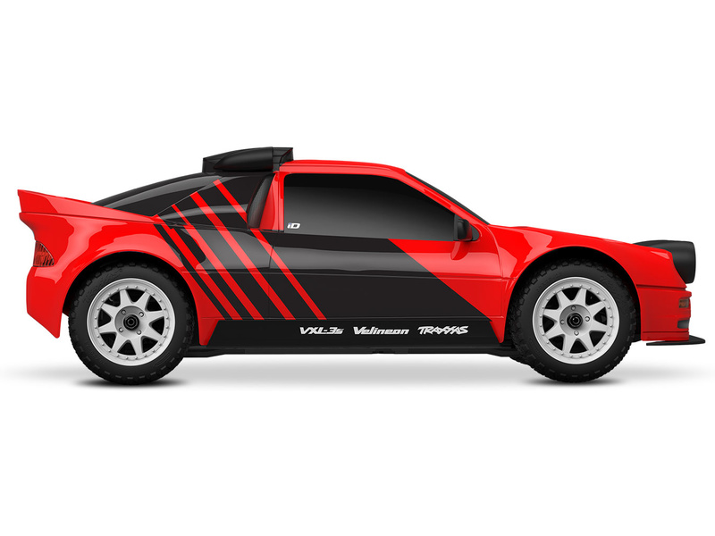 Traxxas Mini Rally Ford RS200 1:12 4WD VXL RTR červený