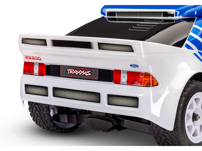 Traxxas Mini Rally Ford RS200 1:12 4WD VXL RTR červený
