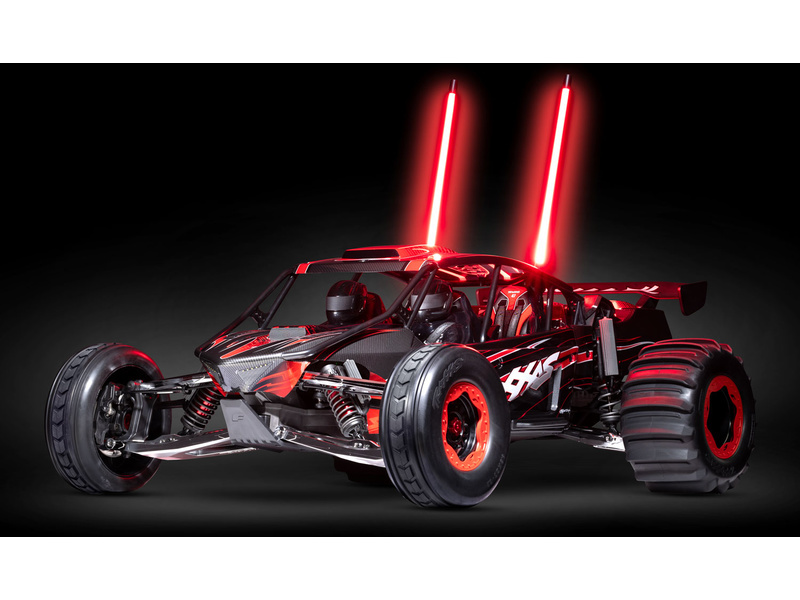 Traxxas LED světelná tyč Whip červená (1)