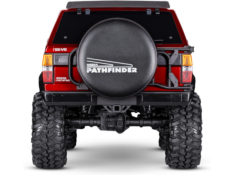 Traxxas TRX-4 Nissan Pathfinder 1988 1:10 RTR červený