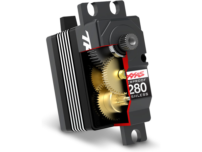 Traxxas servo 2280 BL MG voděodolné 50kg.cm 0.09s/60° 25T