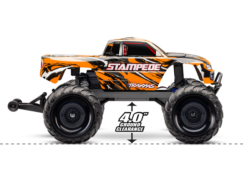 Traxxas Stampede 1:10 HD RTR červený