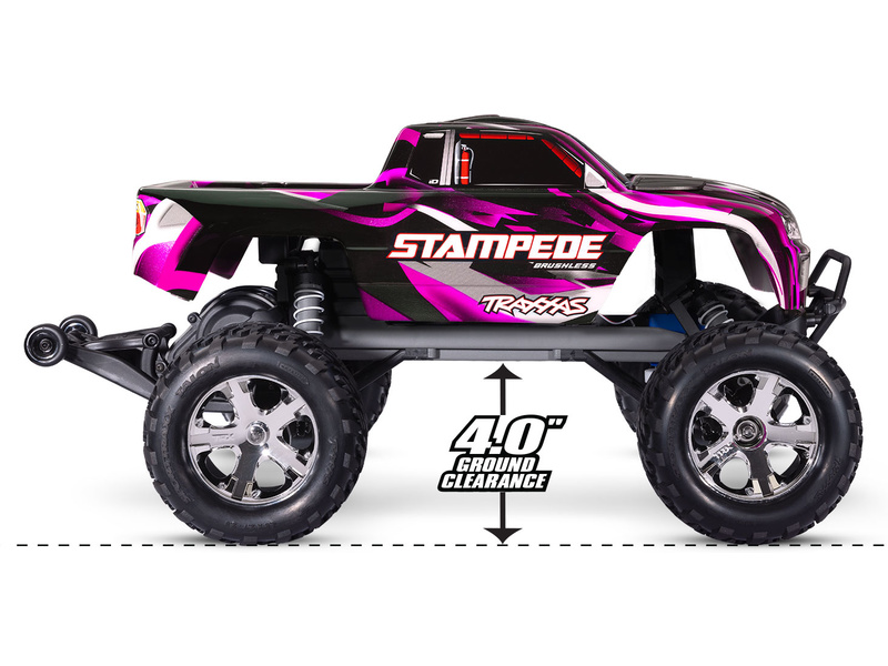 Traxxas Stampede 1:10 BL-2s RTR zelený