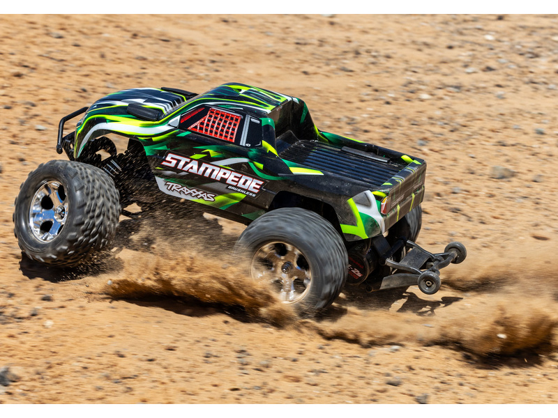 Traxxas Stampede 1:10 BL-2s RTR zelený