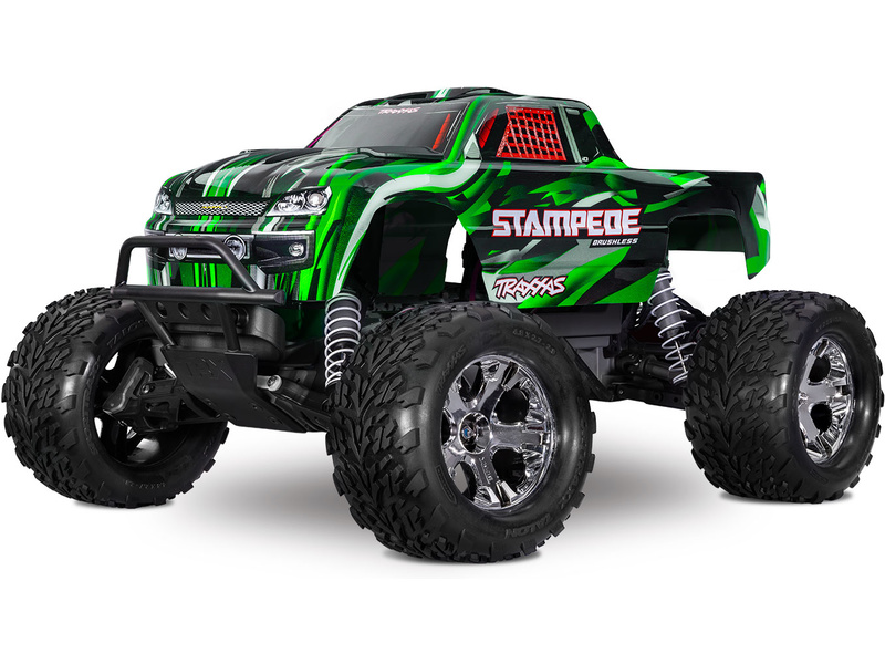 Traxxas Stampede 1:10 BL-2s RTR zelený