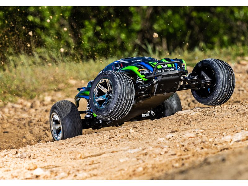 Traxxas Rustler 1:10 BL-2s RTR zelený