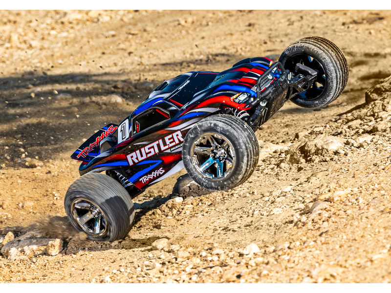 Traxxas Rustler 1:10 BL-2s RTR zelený