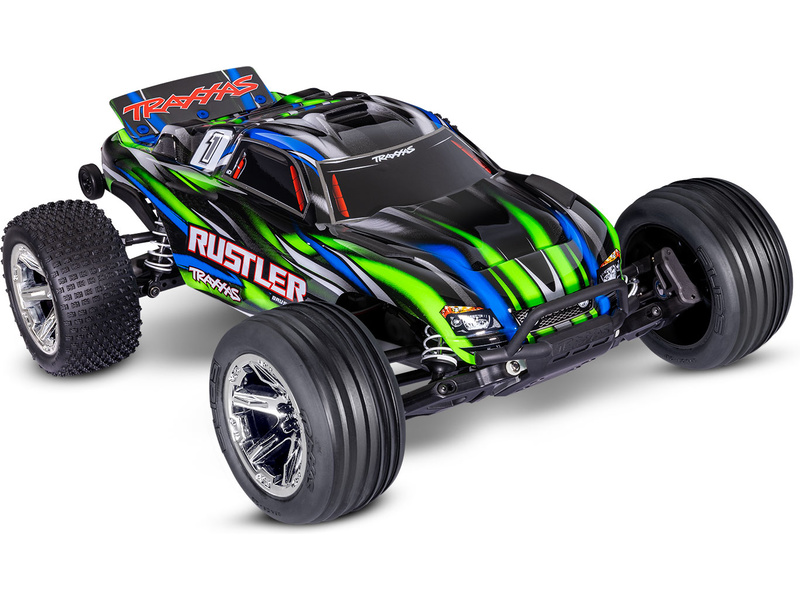 Traxxas Rustler 1:10 BL-2s RTR zelený