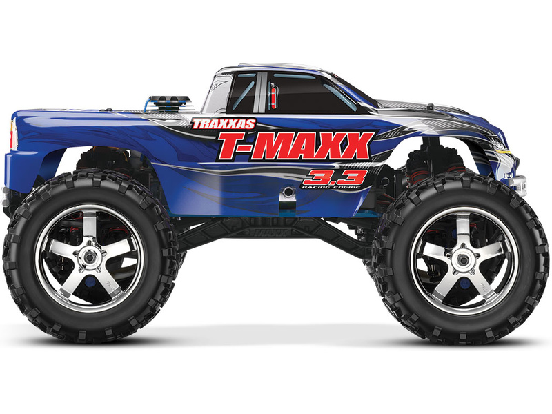 Traxxas Nitro T-Maxx 3.3 1:8 Bluetooth RTR modrý