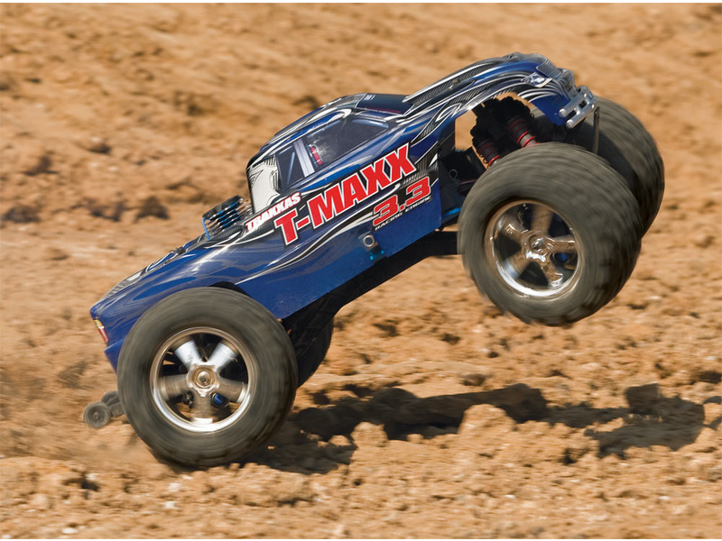 Traxxas Nitro T-Maxx 3.3 1:8 Bluetooth RTR modrý