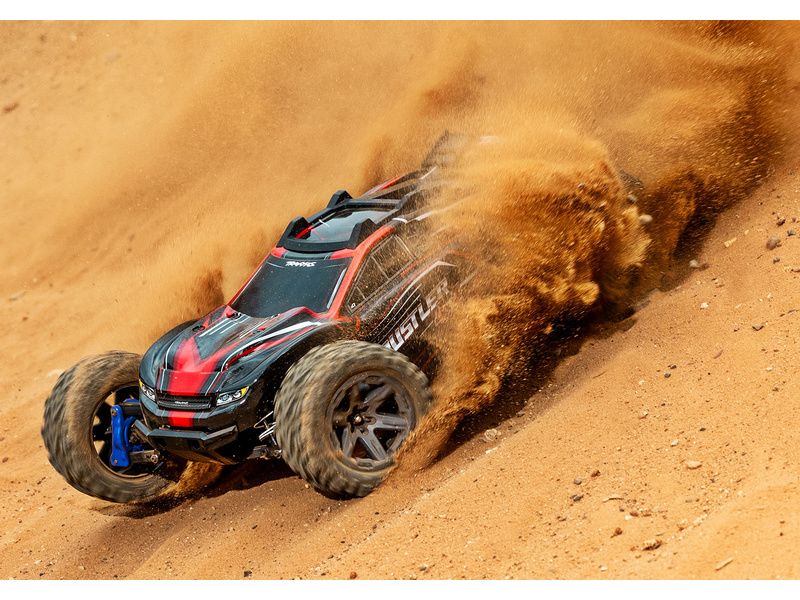 Traxxas Rustler 1:10 BL-2s 4WD RTR modrý,