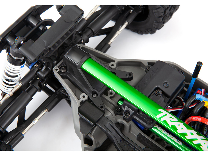 Traxxas výztuha šasi červená (sada)