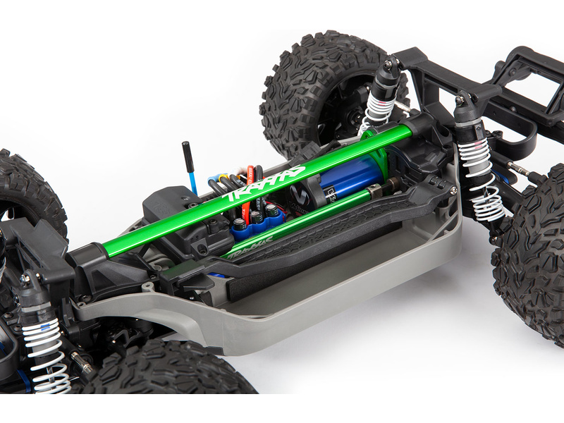 Traxxas výztuha šasi červená (sada)