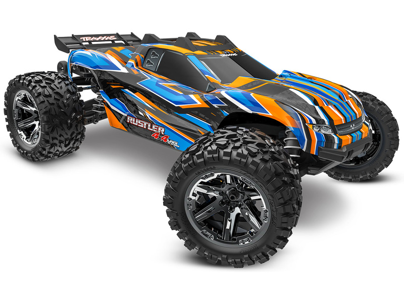 Traxxas Rustler 1:10 VXL HD 4WD RTR oranžový,