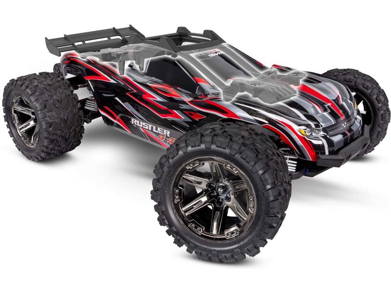 Traxxas Rustler 1:10 VXL HD 4WD RTR oranžový,