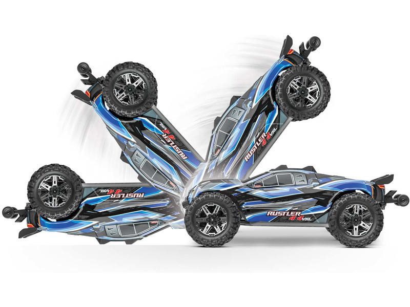 Traxxas Rustler 1:10 VXL HD 4WD RTR oranžový,