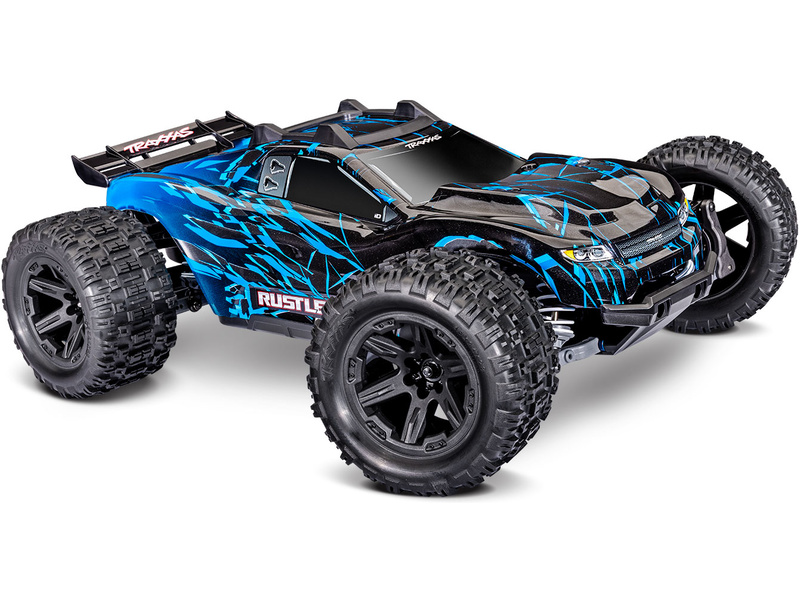 Traxxas Rustler 4x4 1:10 VX3 RTR modrý