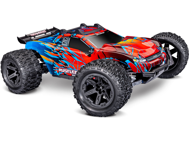 Traxxas Rustler 4x4 1:10 VX3 RTR modrý