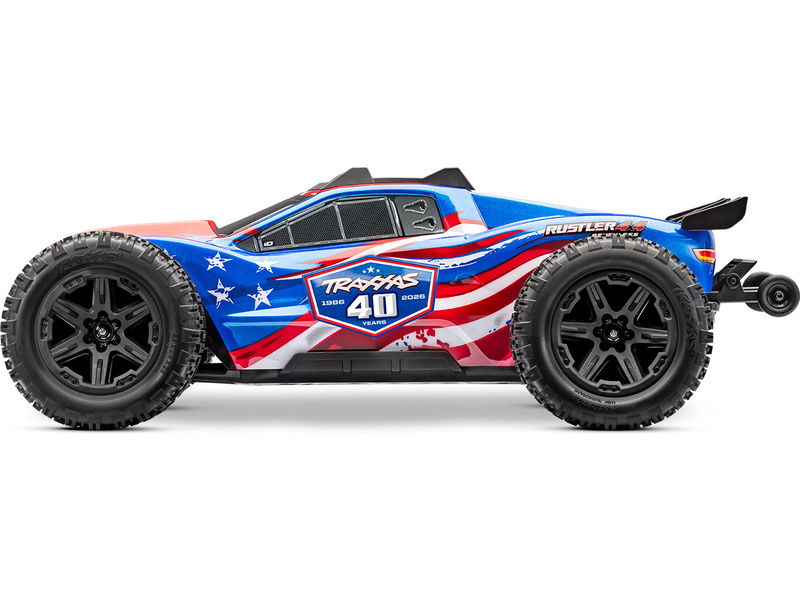 Traxxas Rustler 4x4 1:10 VX3 RTR modrý