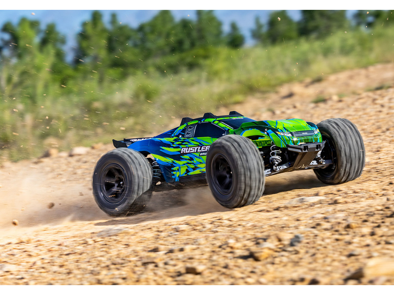 Traxxas Rustler 4x4 1:10 VX3 RTR modrý