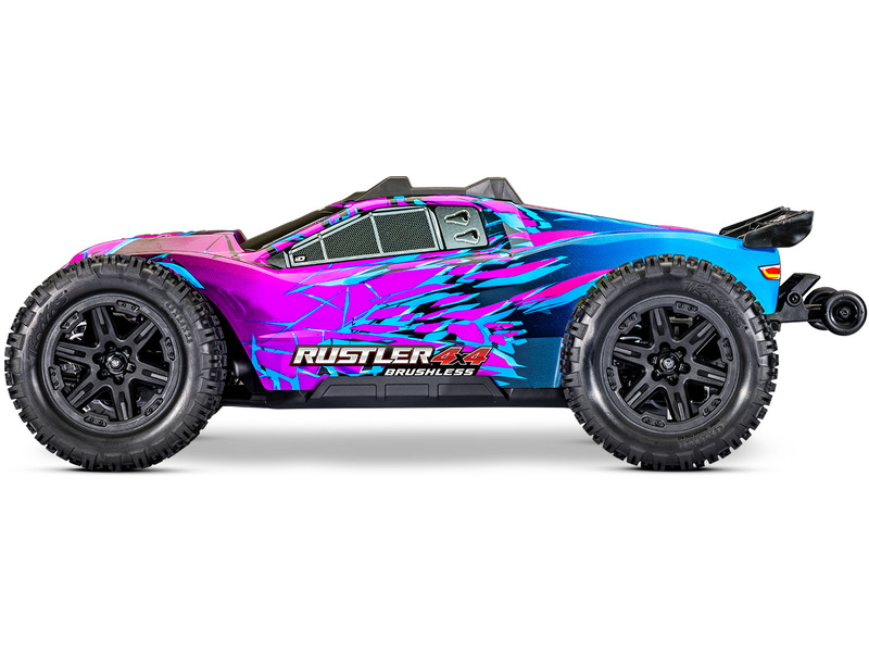Traxxas Rustler 4x4 1:10 VX3 RTR modrý