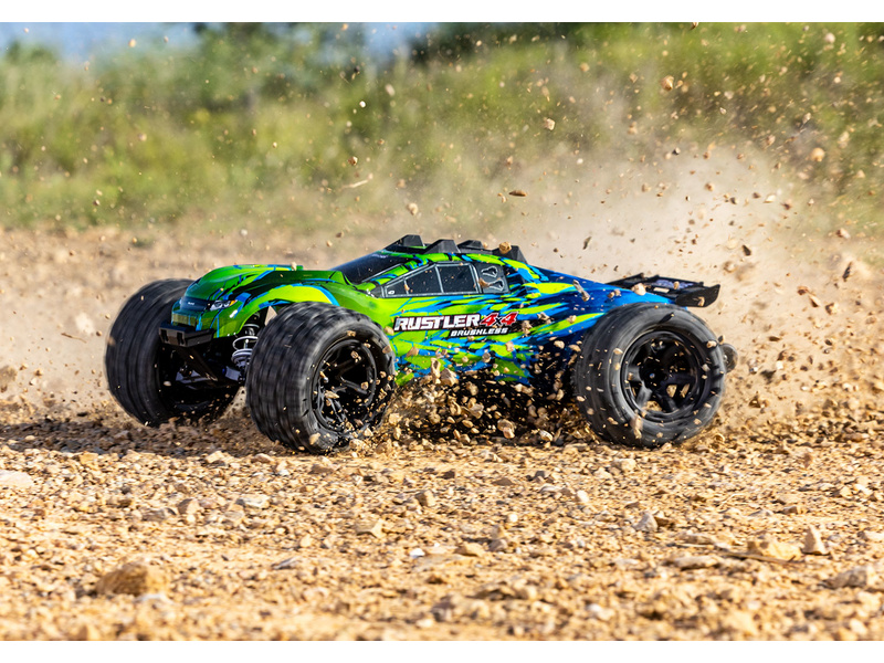 Traxxas Rustler 4x4 1:10 VX3 RTR modrý