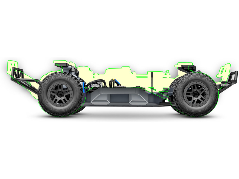 Traxxas Slash 4x4 1:10 VX3 RTR červený