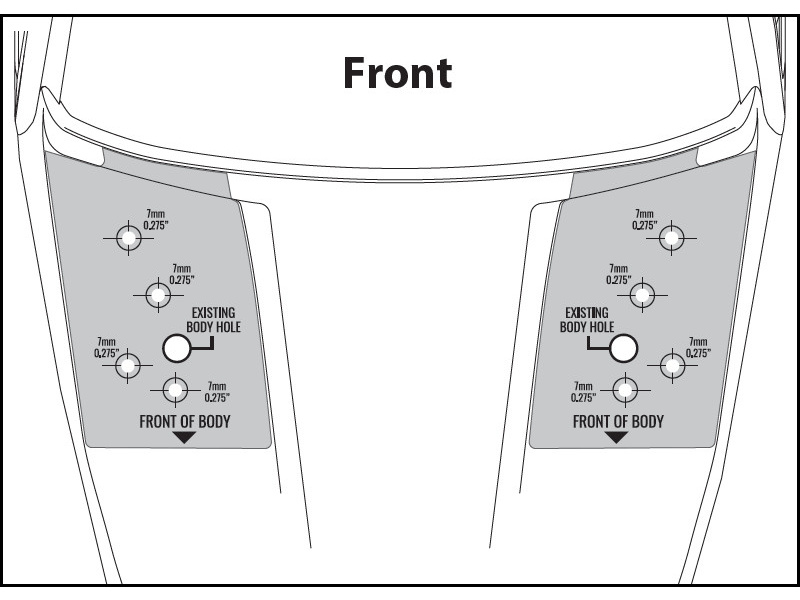 Traxxas konverzní sada bezsponkové karosérie Slash 2WD