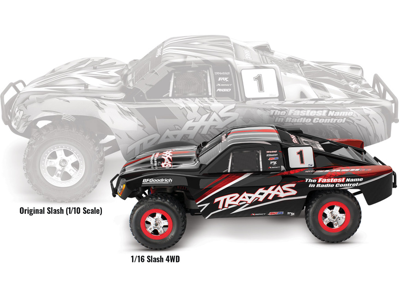 Traxxas Slash 1:16 RTR červený