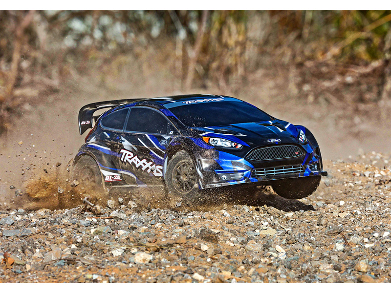 Traxxas Ford Fiesta 1:10 BL-2s 4WD RTR červená