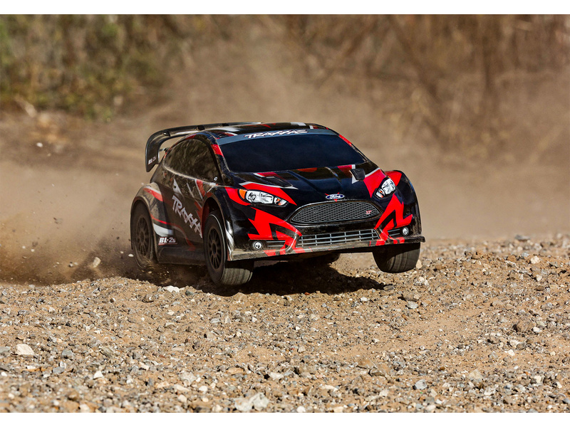 Traxxas Ford Fiesta 1:10 BL-2s 4WD RTR červená