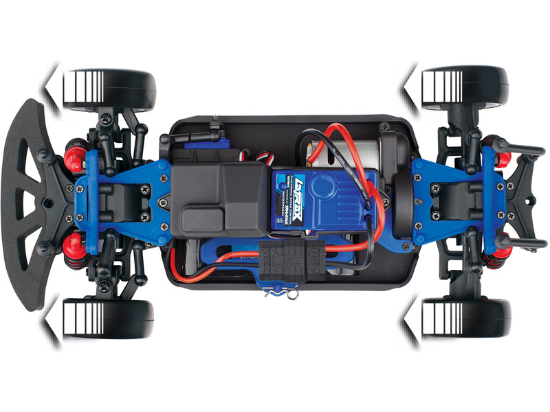 Traxxas Rally 1:18 4WD RTR červené