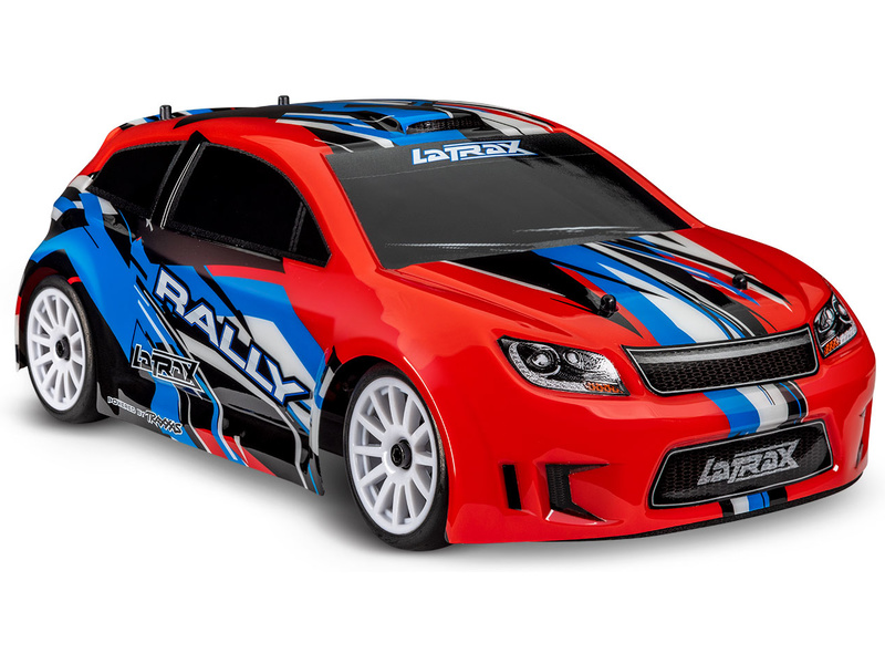 Traxxas Rally 1:18 4WD RTR červené