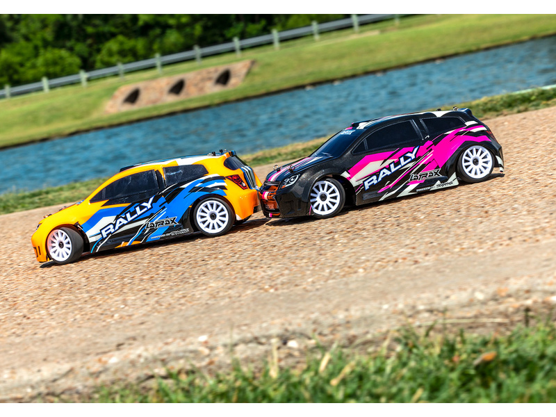 Traxxas Rally 1:18 4WD RTR červené