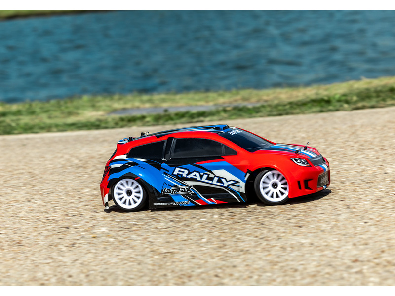 Traxxas Rally 1:18 4WD RTR červené