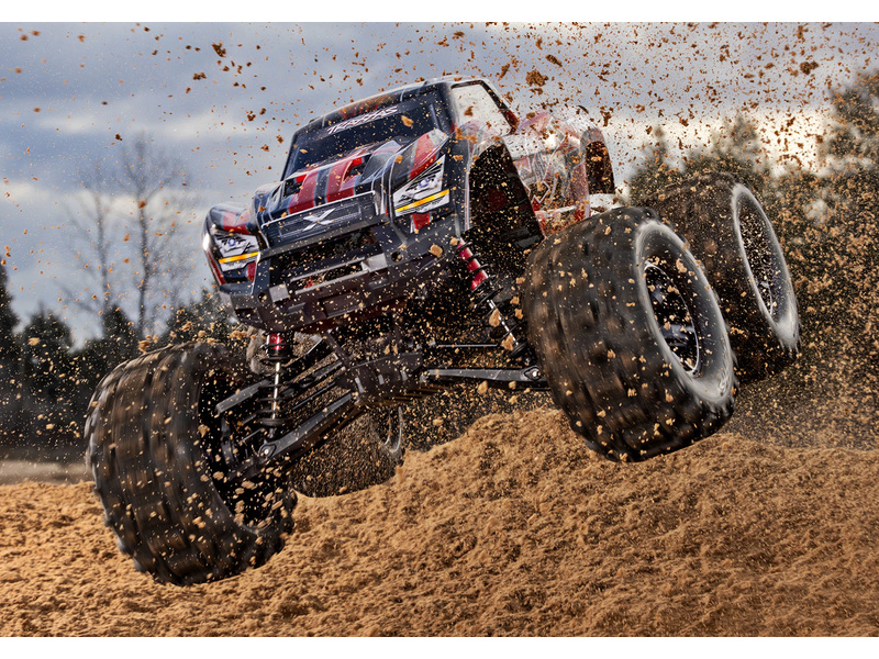 Traxxas X-Maxx 8S Belted 1:5 4WD RTR červený