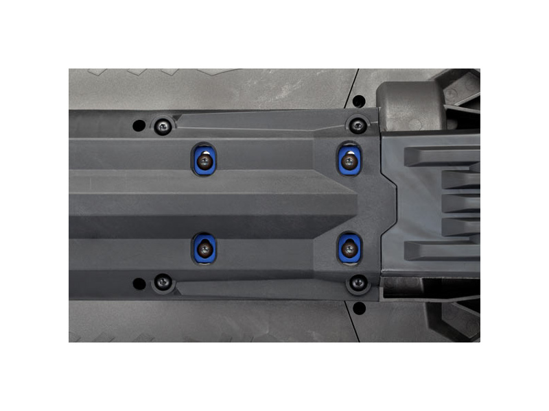 Traxxas podložka pod šrouby motoru hliníková červená (4)