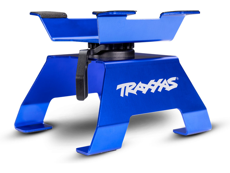 Traxxas stojánek na auta malý modrý