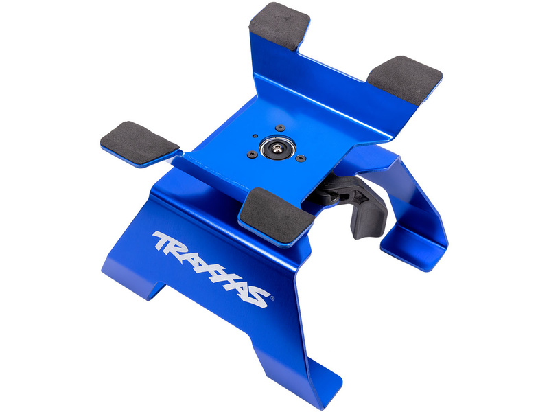 Traxxas stojánek na auta malý modrý