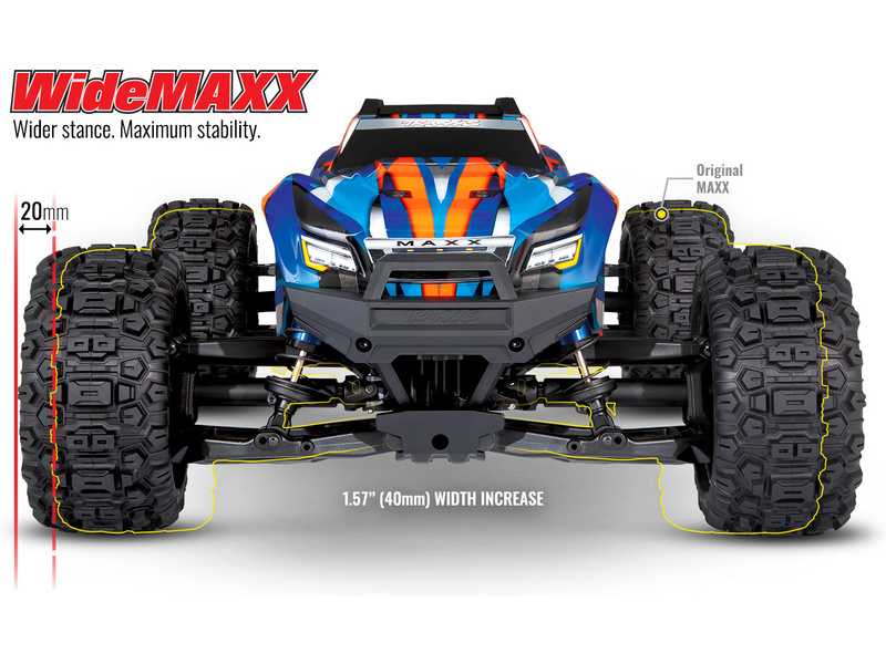 Traxxas Maxx 1:8 4WD RTR modrý