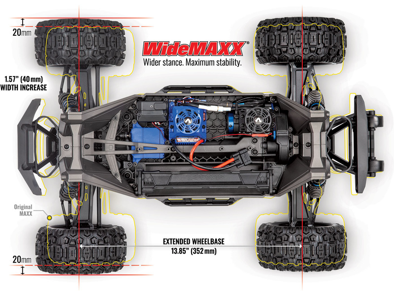 Traxxas Maxx 1:8 4WD RTR modrý